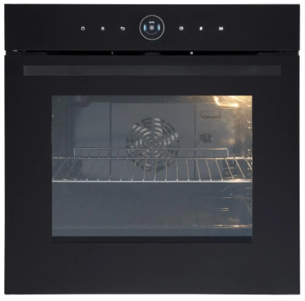 GLAM-O-25 كالمي فرن كهربائي 60 سم 80 لتر زجاج أسود مطفي تحكم لمس - GLAM-O-25 - الصورة 1