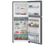 ⁦ثلاجة مع فريزر علوي هيتاشي 13.2 قدم - فضي - HRTN6408SXSA⁩ - الصورة ⁦3⁩