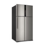 ⁦هيتاشي ثلاجة بفريزر علوي مدمج، سعة 600 لتر (21.2 قدم³) لون فضي – R-V805PS1KVBSL⁩ - الصورة ⁦3⁩