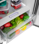 ⁦تي سي إل ثلاجة بفريزر علوي – 8.7 قدم – إنفرتر – 50/60 هرتز – 220 واط – فضي –  P324TMS⁩ - الصورة ⁦6⁩