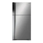 هيتاشي Hitachi ثلاجة بفريزر علوي 19.4 قدم لون فضي  – R-V700PS7K-1BSL