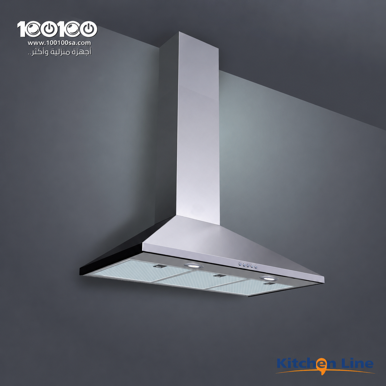 0bcf62c1-4dcf-42fe-8452-d935ad7d8c5a شفاط هرمي استانلس استيل 90 سم إيطالي - ZOND - الصورة 1