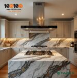 ⁦كيتشن لاين شفاط زجاجي ذكي جزيرة 90 سم من فابر - STILO GLASS SMART   ⁩ - الصورة ⁦2⁩