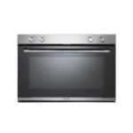 البا فرن بلت ان غاز إيطالي 90 سم 6 وظائف ستيل وأسود -  AS 140-G940 ICK