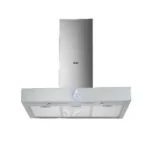 البا شفاط مطبخ حرف تي جداري 90 سم إيطالي 1100 م3/ س  - PCH6491TGW