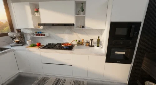 ⁦كيتشن نت بكج أجهزة مطبخ بلت ان- فرن - ميكرويف - سطح - شفاط - 27KN⁩ - الصورة ⁦4⁩