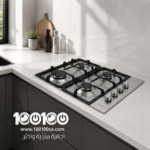 ⁦جنرال سمارت سطح 4 عين غاز شبك ثقيل 60سم مفاتيح جانبية استيل - GS6020P35IS⁩ - الصورة ⁦2⁩